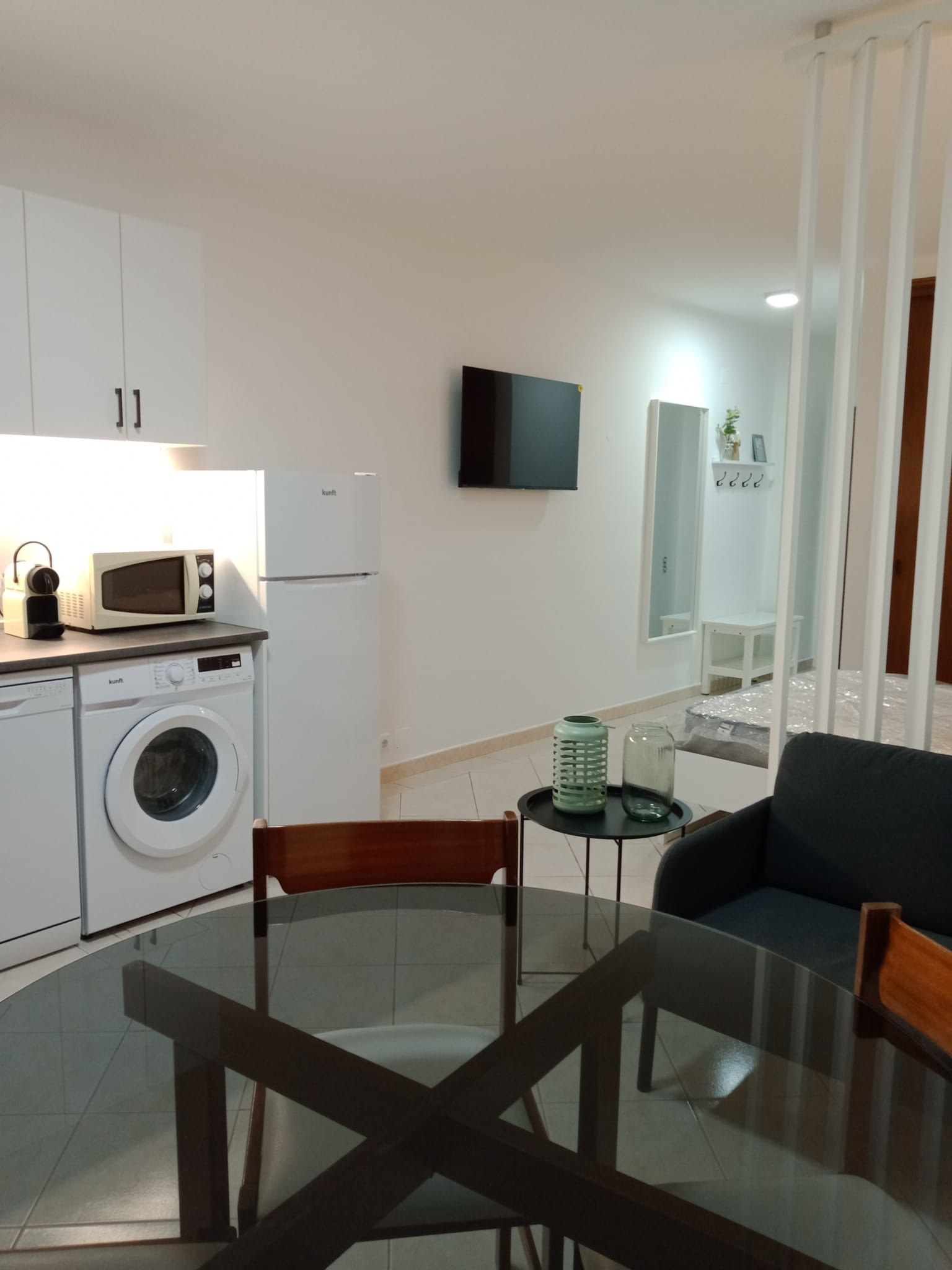 Zona de refeições do Apartamento Balaia