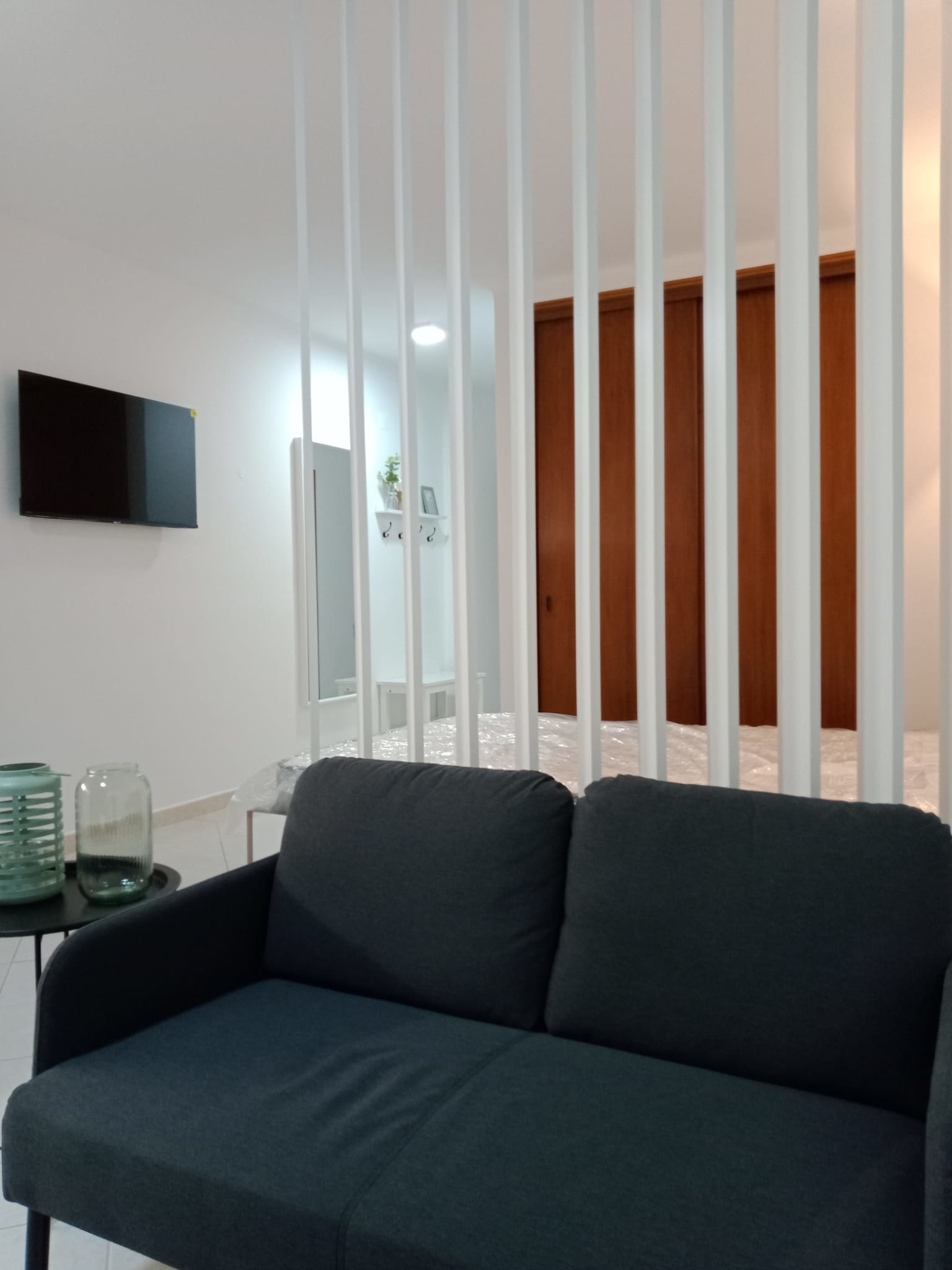 Zona de estar do Apartamento Balaia