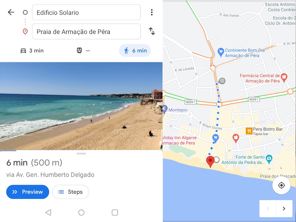 Route to the beach near Casa Búzios