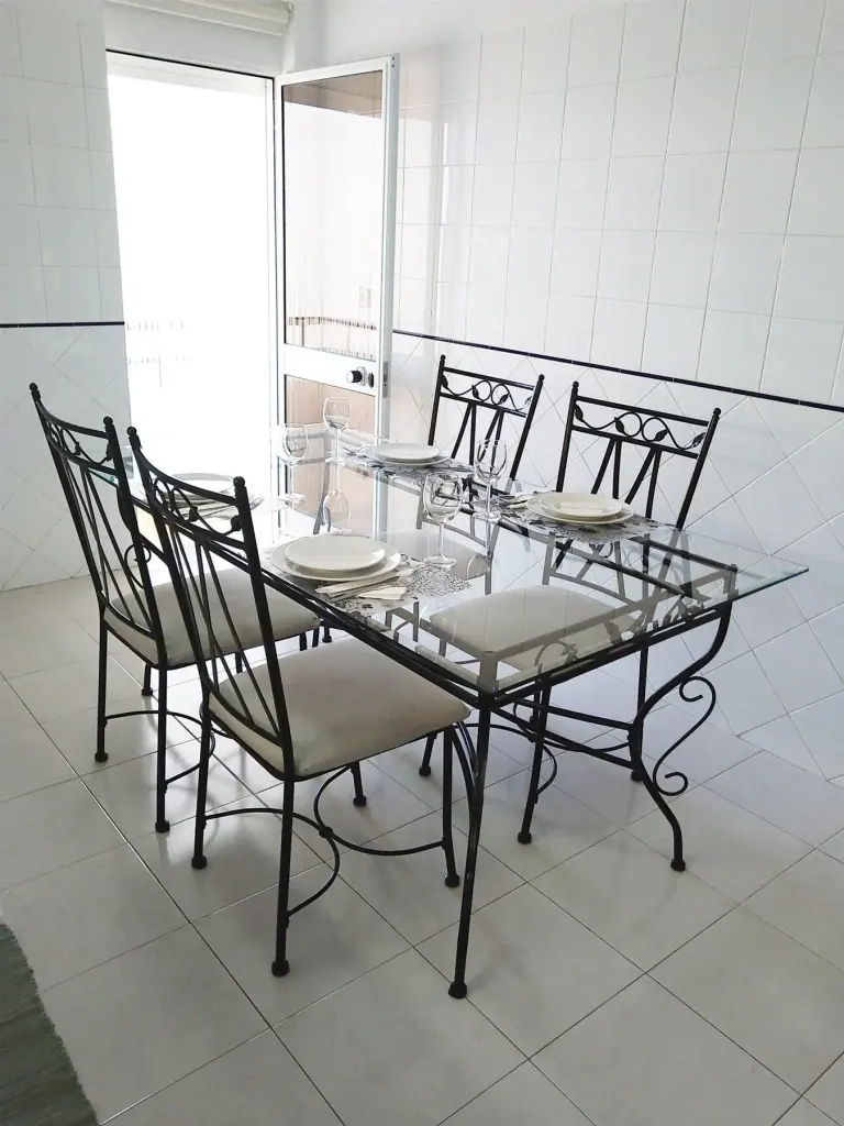 Zona de refeições da Casa Tartaruga