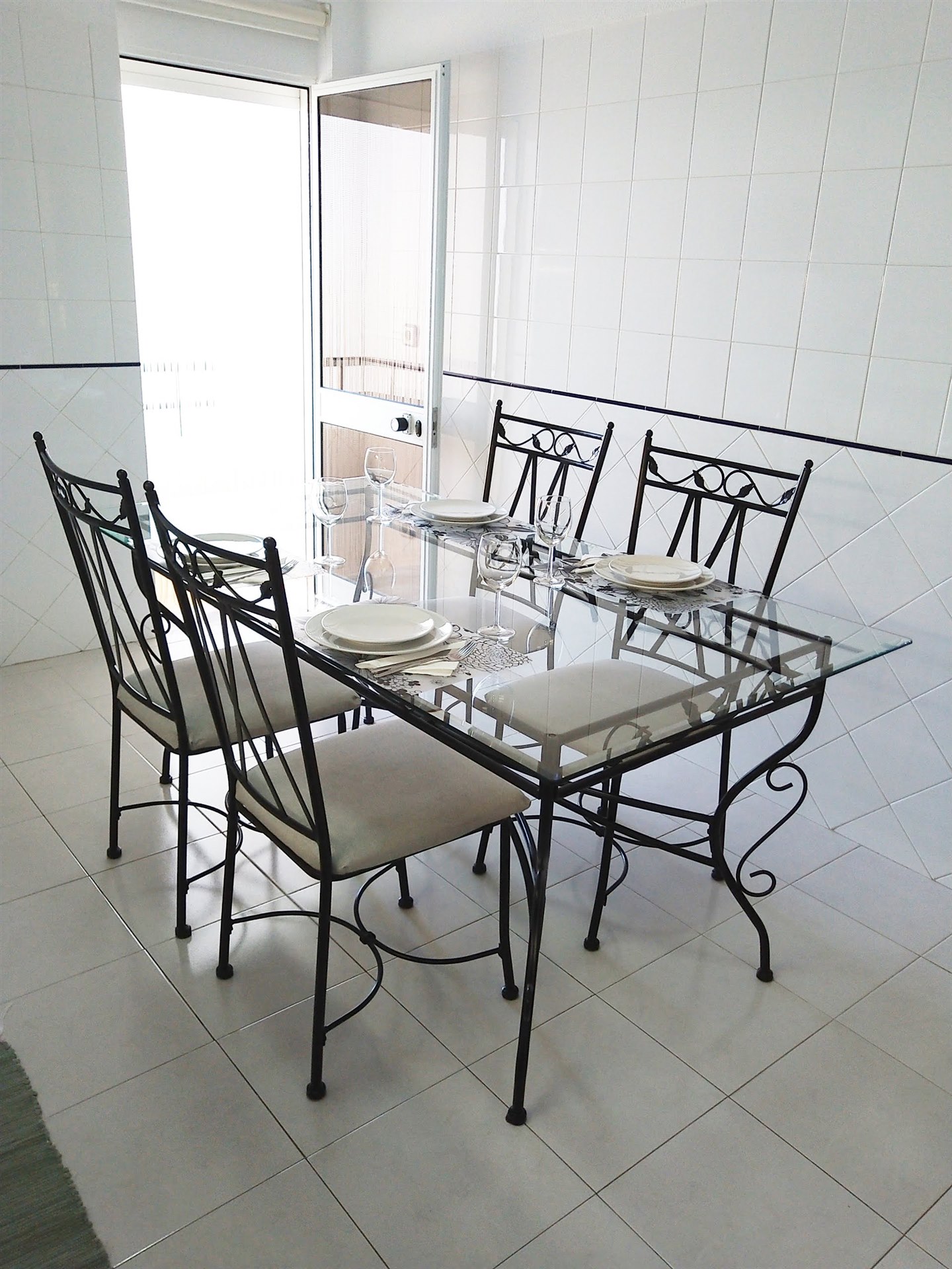 Zona de refeições da Casa Tartaruga